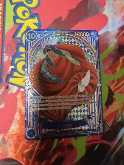 One Piece Card Game Buggy (OP09-051) SP Silver Parallel card The Azure Sea's - Image 1