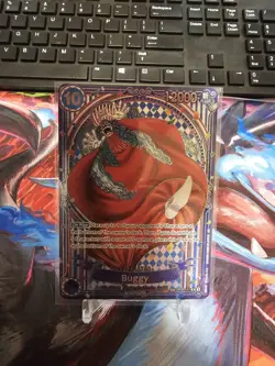 One Piece Card Game Buggy (OP09-051) SP Silver Parallel card The Azure Sea's - Image 3