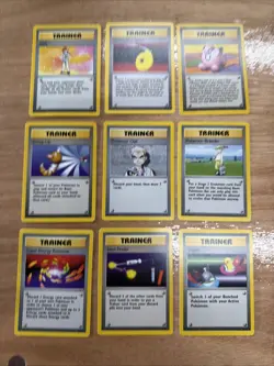 1999 Pokemon Trainer Cards - Image 1