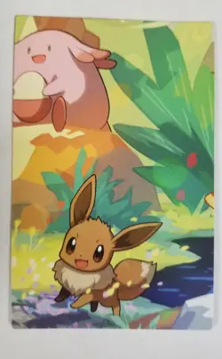 Eevee & Chansey - Pokemon TCG: Kanto Friends Tin Art Card - Image 1