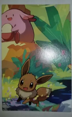 Eevee & Chansey - Pokemon TCG: Kanto Friends Tin Art Card - Image 2