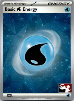 Basic Water Energy - (Cosmos Holo) Common Prize Pack Series Cards 011 NM - Image 1