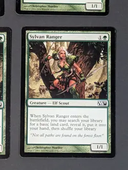 MTG Card - 4x Sylvan Ranger - Magic Core Set 2011 - LP - Magic The Gathering - Image 4