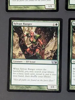 MTG Card - 4x Sylvan Ranger - Magic Core Set 2011 - LP - Magic The Gathering - Image 5