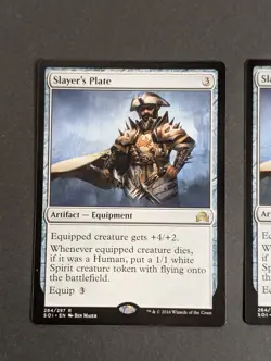 MTG Card - 2x Slayer's Plate - Shadows over Innistrad - NM - Magic - 264/297 - Image 3