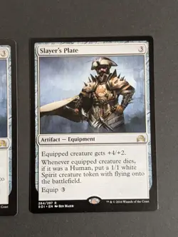 MTG Card - 2x Slayer's Plate - Shadows over Innistrad - NM - Magic - 264/297 - Image 4