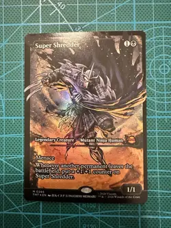 Super Shredder (Showcase) Teenage Mutant Ninja Turtles MTG Foil #0285 - Image 1
