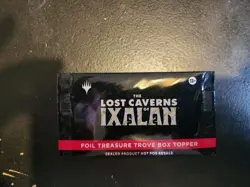 MTG Magic The Gathering Lost Caverns Of Ixalan Foil Treasure Trove Box Topper - Image 1