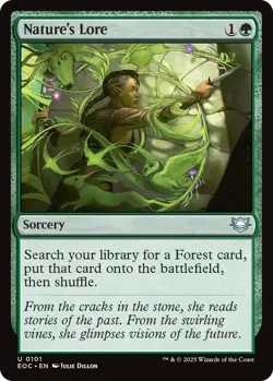 NM Nature's Lore, MTG, Edge of Eternities, Magic the Gathering, 101 - Image 1