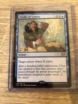 MTG Stroke of Genius Commander 2014 129/337 Regular Rare - Image 1