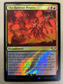 MTG 1x SURGE FOIL The Ruinous Powers # 139 Universes Warhammer 40000 Magic x1 NM - Image 1