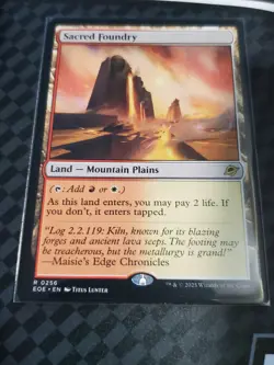 Sacred Foundry - Edge of Eternities - Reg - MT/NM Pack Fresh!! - Image 1