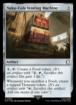 1x Nuka-Cola Vending Machine - Surge Foil NM-Mint, English Fallout MTG Magic - Image 1