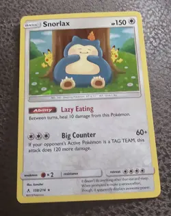 Pokemon TCG Snorlax 158/214 Unbroken Bonds Near Mint - Image 1