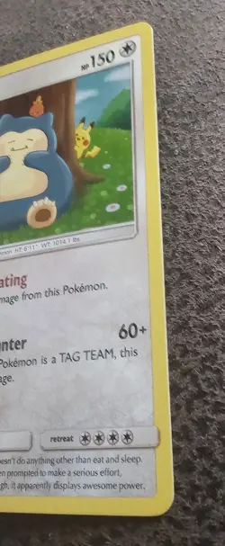 Pokemon TCG Snorlax 158/214 Unbroken Bonds Near Mint - Image 3