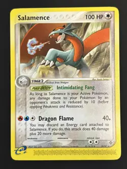 Salamence 19/97 Dragon Regular NM Pokemon TCG 2003 E Reader - Image 1