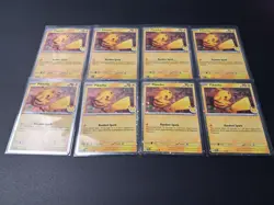 Pikachu 051/162 2026 Pokemon Day 30th Anniversary Promo Lot Of 8 - Image 3