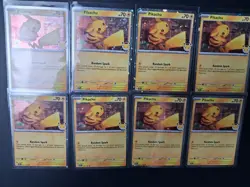 Pikachu 051/162 2026 Pokemon Day 30th Anniversary Promo Lot Of 8 - Image 4