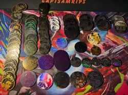 Pokemon TCG Official Coins Lot Of 68 Coins - Image 1