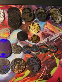 Pokemon TCG Official Coins Lot Of 68 Coins - Image 4