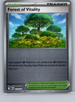 Forest of Vitality 117/132 Uncommon Holo Rare Pokemon TCG Me01 Mega Evolution NM - Image 1