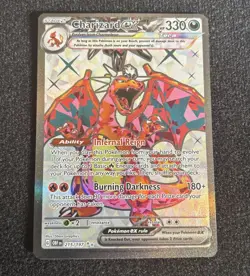 Pokemon TCG Charizard EX 215/197SV03: Obsidian Flames Full Art - Image 1