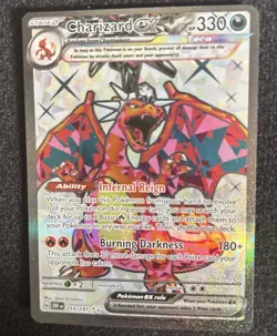 Pokemon TCG Charizard EX 215/197SV03: Obsidian Flames Full Art - Image 2
