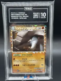 Pokemon Donphan prime holo 1st Ed HeartGold TAG 10 046/070 Japanese - Image 1