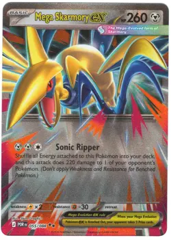 Pokemon TCG Mega Skarmory ex 55/88 Perfect Order - In hand! - Image 1
