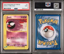 2003 POKEMON Skyridge Ghastly-REVERSE FOIL 57 PSA 9 POP 59 - Image 3