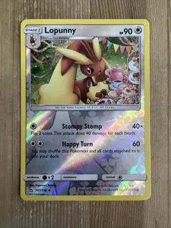 Pokemon TCG Lopunny Sun & Moon: Ultra Prism 107/156 Reverse Holo Uncommon NM - Image 1