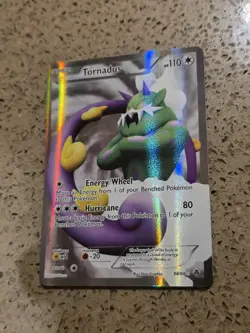 Pokemon Tornadus 98/98 Full Art Ultra Rare BW Emerging Powers 2011 NM+ - Image 1