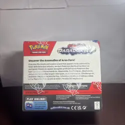 Pokemon TCG Scarlet & Violet Paradox Rift Booster Box 36 Packs Small Tear! - Image 2