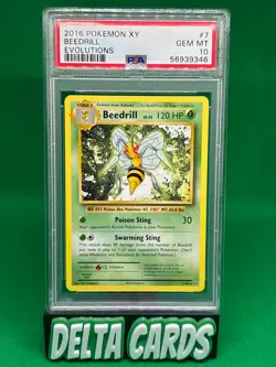 2016 Pokemon Xy Evolutions Beedrill Evolutions PSA 10 #7 - Image 1
