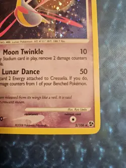 Cresselia Pokemon TCG 2/106 Great Encounters Holo-LP - Image 2