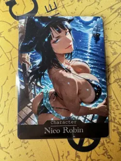 Nico Robin One Piece Hentai Anime Doujin Waifu ACG Custom Card - Image 1
