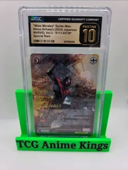 Miles Morales Spider-Man Weiss Schwarz 2024 Jap MARVEL Vol.2 S113-057SP CGC 10 - Image 1