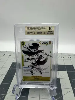 BGS 10 Sabo ST13-007 Parallel C The Three Brothers Bond One Piece Card Japan - Image 1