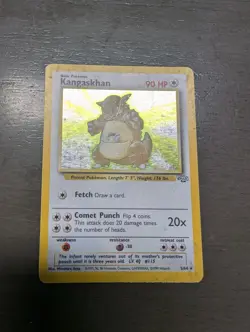 💥 Kangaskhan Rare Holo Foil Pokemon Vintage Card 1999 Jungle Set 5/64 WOTC (HP) - Image 1
