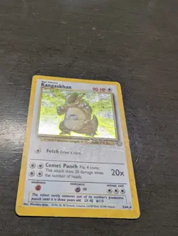 💥 Kangaskhan Rare Holo Foil Pokemon Vintage Card 1999 Jungle Set 5/64 WOTC (HP) - Image 2