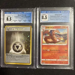 Pokemon CGC Slab Lot Charizard,Glaceon, Sylveon, Energy Card - Image 1