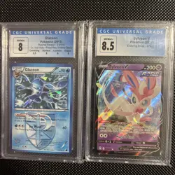 Pokemon CGC Slab Lot Charizard,Glaceon, Sylveon, Energy Card - Image 3