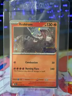 Pokemon SEALED Phantasmal Flames Reshiram BLACK STAR PROMO CARD TCG 017/094 - Image 1