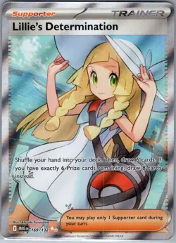 Lillie's Determination 169/132 ME01: Mega Evolution - Pokemon Card - NM - Image 1