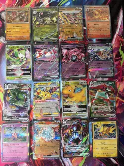 Pokemon 16 Card Lot nm V Max Mega Amazing Ex HOLO Rare Hits Only B98 - Image 1