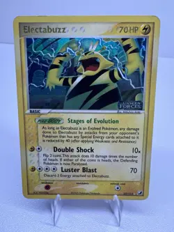 Pokemon Electabuzz ex Rare Reverse Holo 70HP Unseen Forces #22/115 2005 Card- MP - Image 1