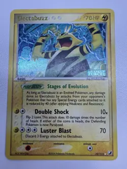 Pokemon Electabuzz ex Rare Reverse Holo 70HP Unseen Forces #22/115 2005 Card- MP - Image 3
