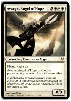 MTG Avacyn, Angel of Hope (Avacyn Restored) - Oversize Cards MP English - Image 1