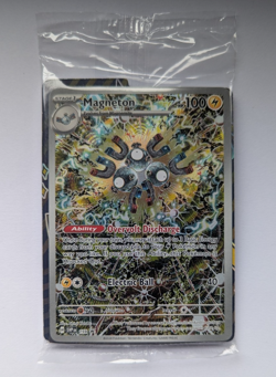 Magneton 159 Scarlet & Violet Surging Sparks Black Star Promo Card Sealed - Image 1