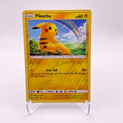 Pokemon TCG Pikachu 28/73 Reverse Holo Common SM Shining Legends Card NM - Image 4